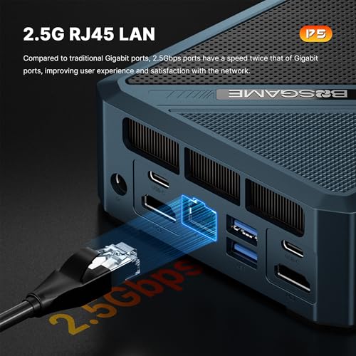 Mini PC, Ryzen 5 3550H, 16GB RAM 512GB SSD, Triple Display R7622