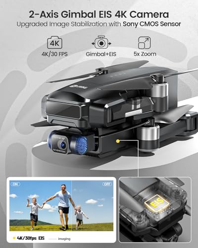 4K Camera GPS Drone with 3-Axis Gimbal for Adults D7908