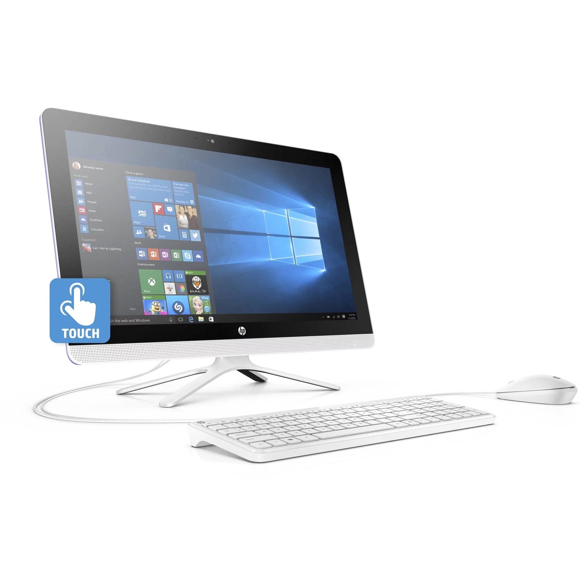 All-in-One PC with 21.5" Full HD IPS Touch Display, Intel Pentium J3710, 4GB RAM, 1TB HDD, Windows 10 Home P641