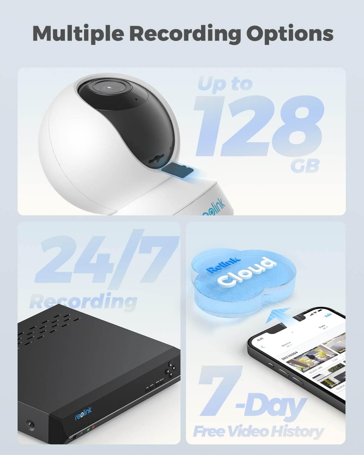 Indoor Security Camera, 5MP WiFi Pan Tilt Zoom with Motion Alerts X698