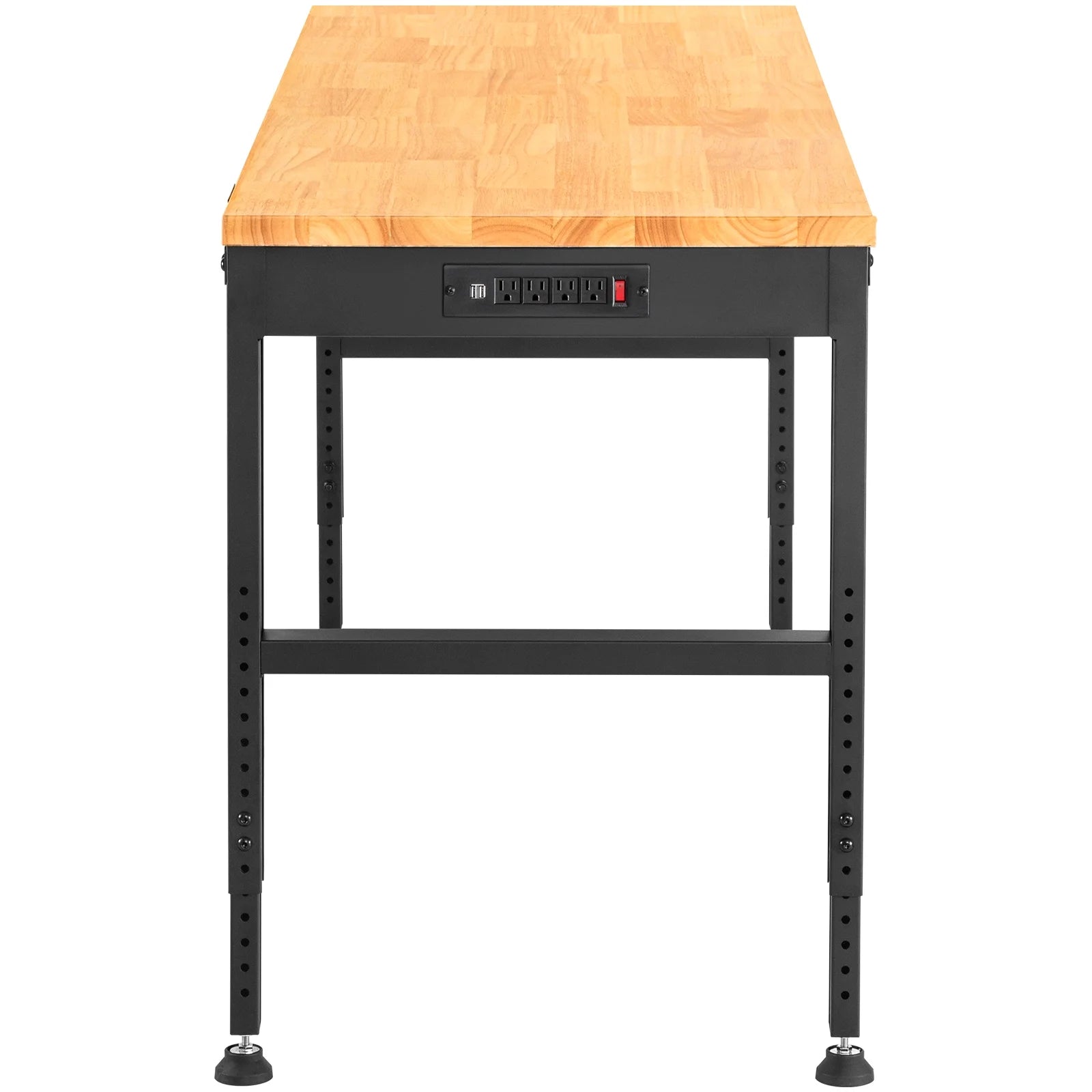 Adjustable Height Workbench, 48"L x 20"W, 2000 lbs Capacity H42094