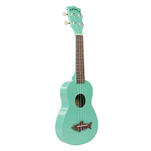Soprano Shark Ukulele with Tuner and Polishing Cloth V354