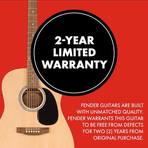 Acoustic Electric Guitar with Built-in Tuner and Tone Controls H2979