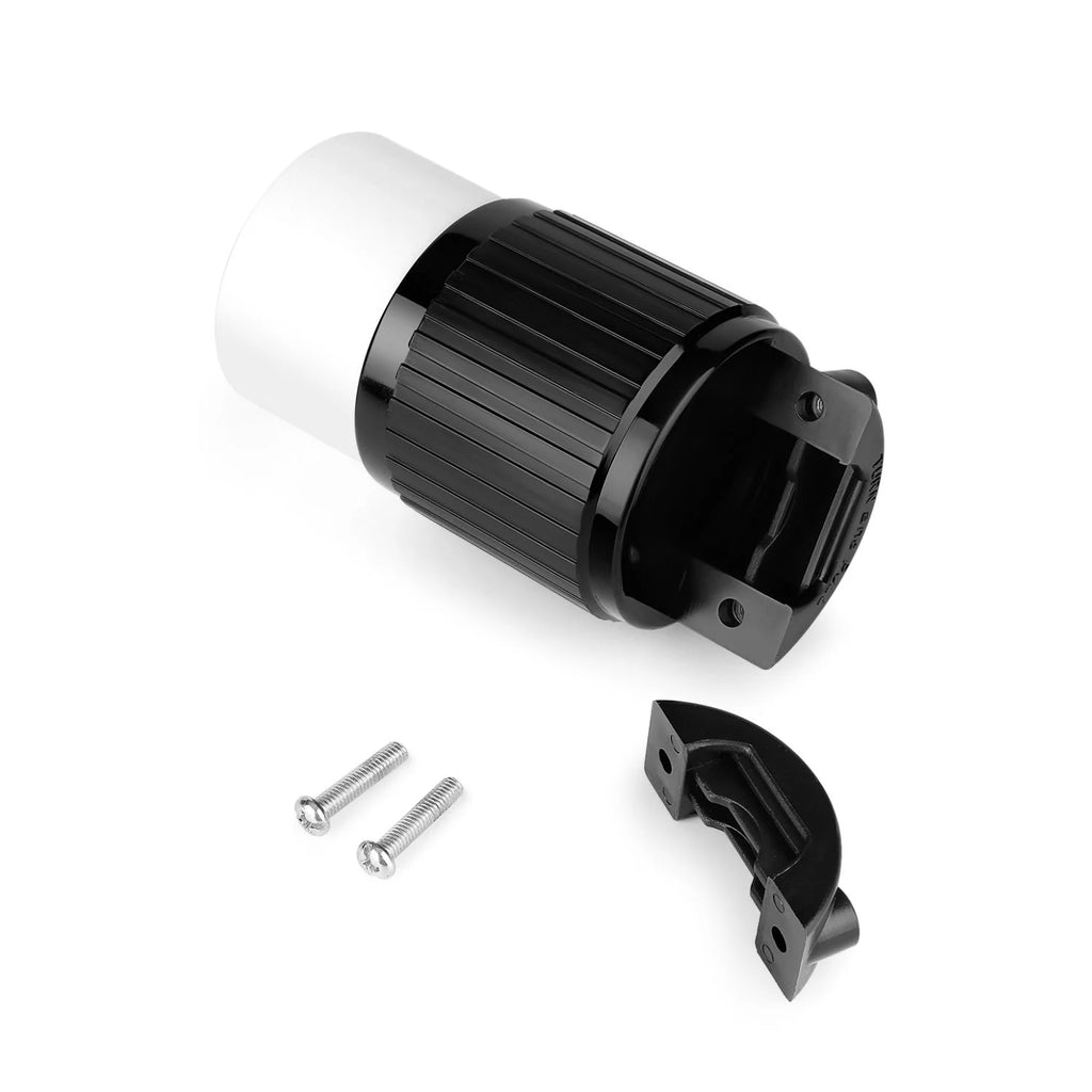 Locking Connector Female Socket, 30 Amp 125/250V, 3 Pole 4 Wire D1586
