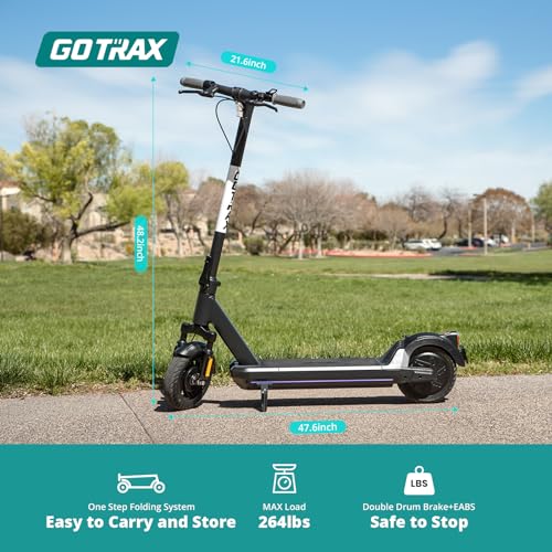 Electric Scooter for Adults, 500W Motor, 10" Solid Tire, 28-42 Miles Range, 20Mph, Foldable Commuting J520