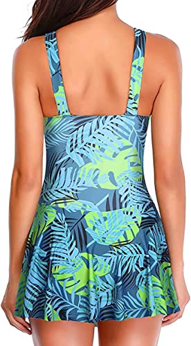 Modest One Piece Swimdress with Tummy Control C67598