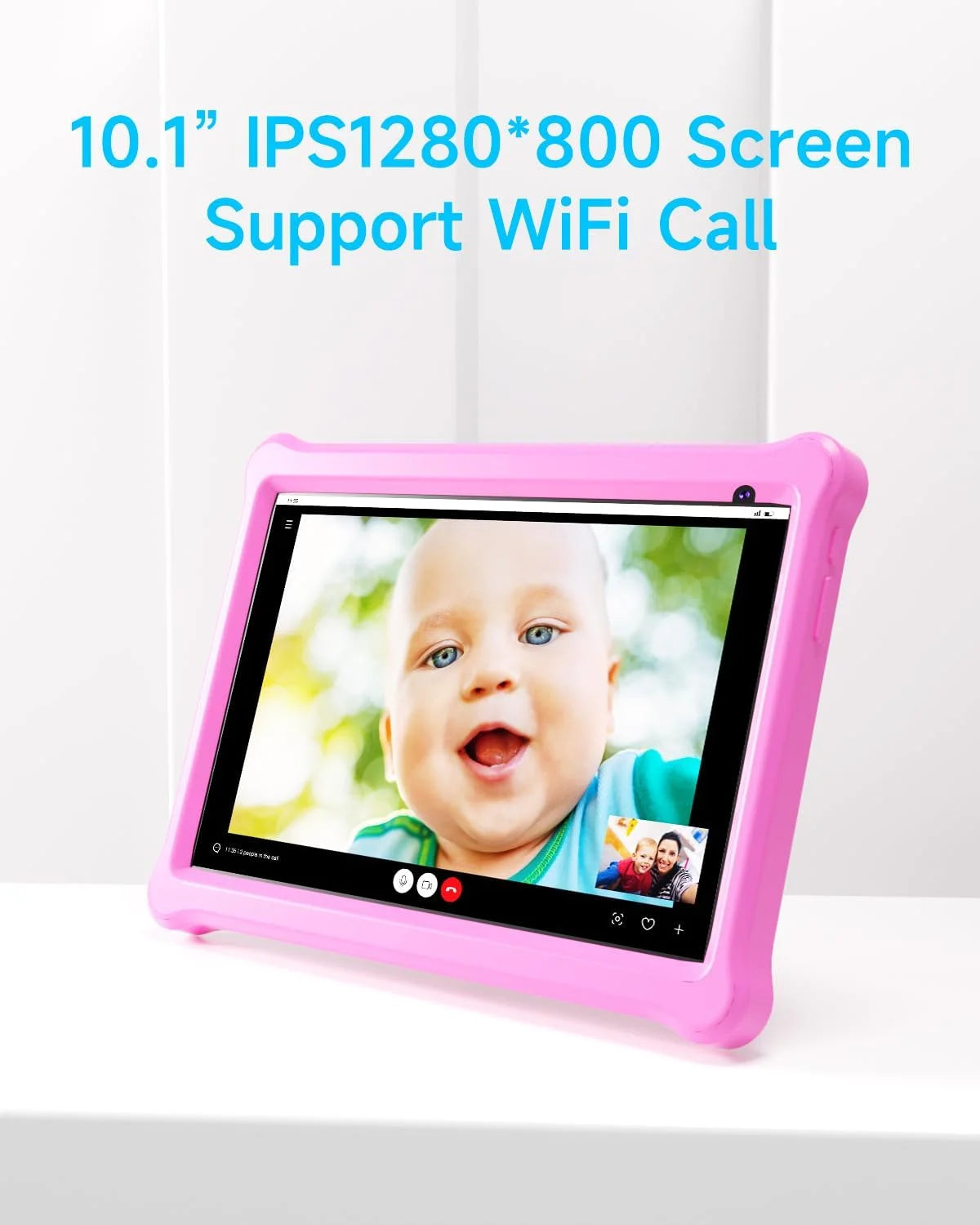 Kids Tablet 10 inch with Case, Parental Control, Pink O793547