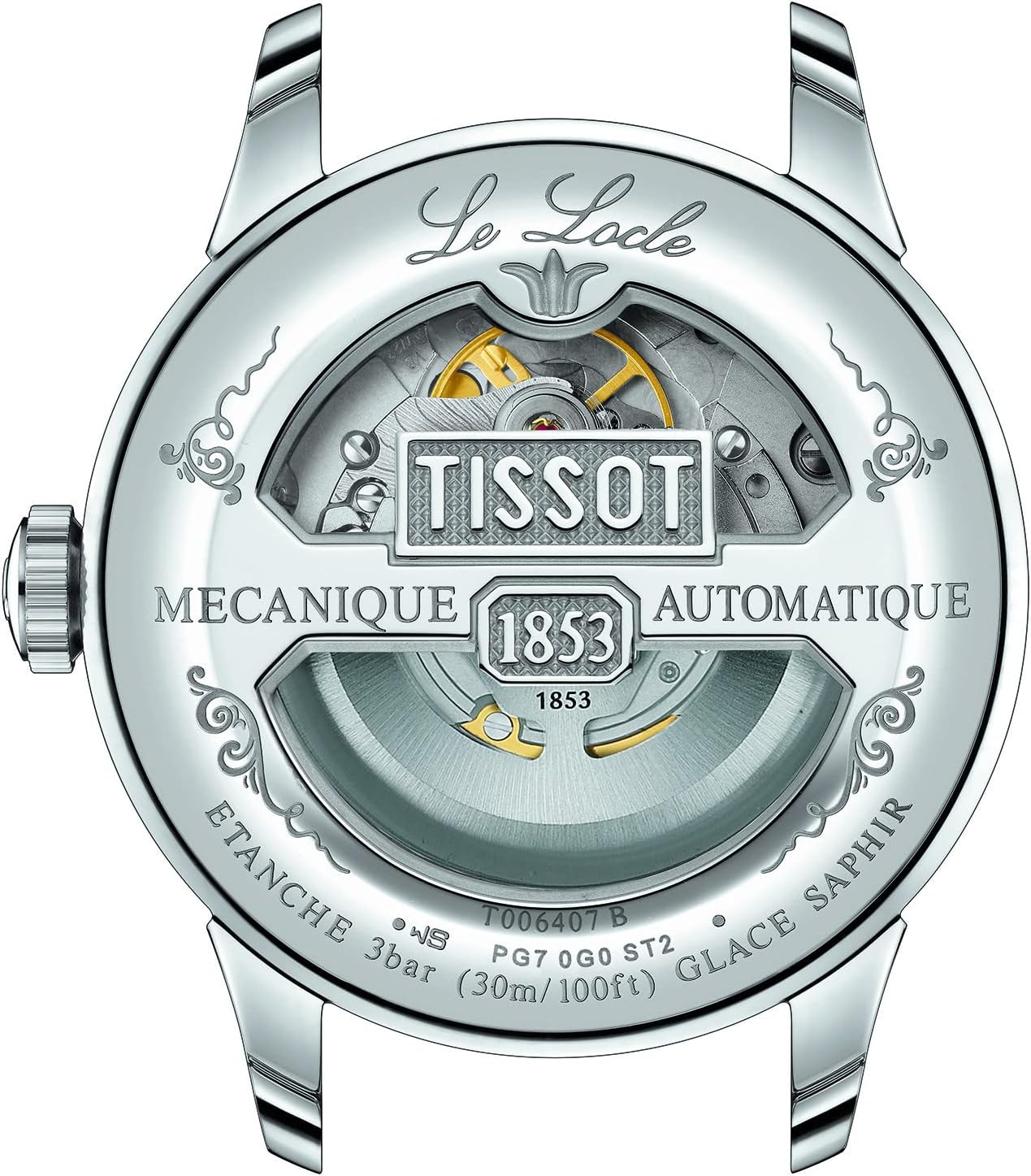Men's Automatic Watch with Open Heart Dial, Grey Stainless Steel R66964