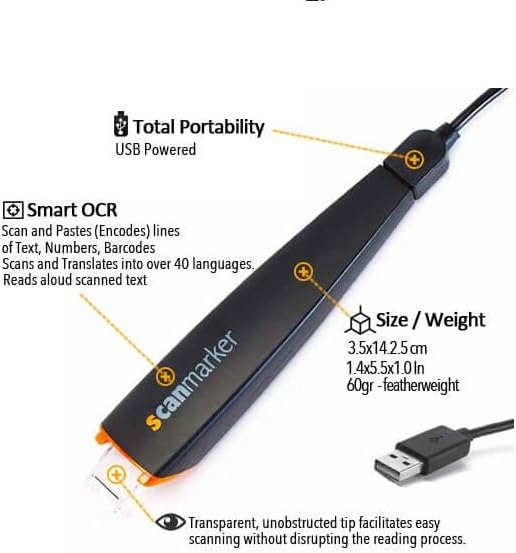 Digital Highlighter OCR Pen Scanner USB I9997