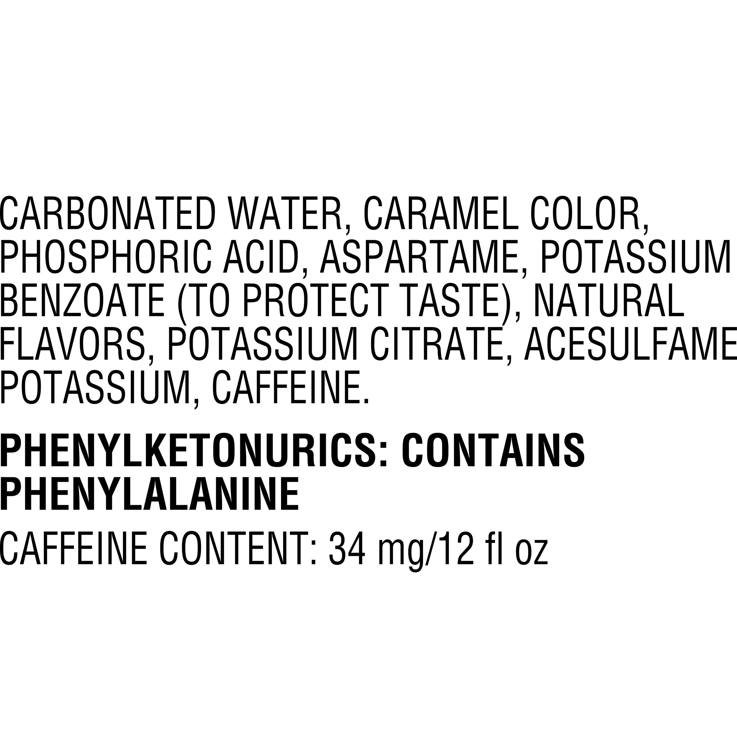 Zero Sugar Soda, 12 fl oz, 35-count V1070