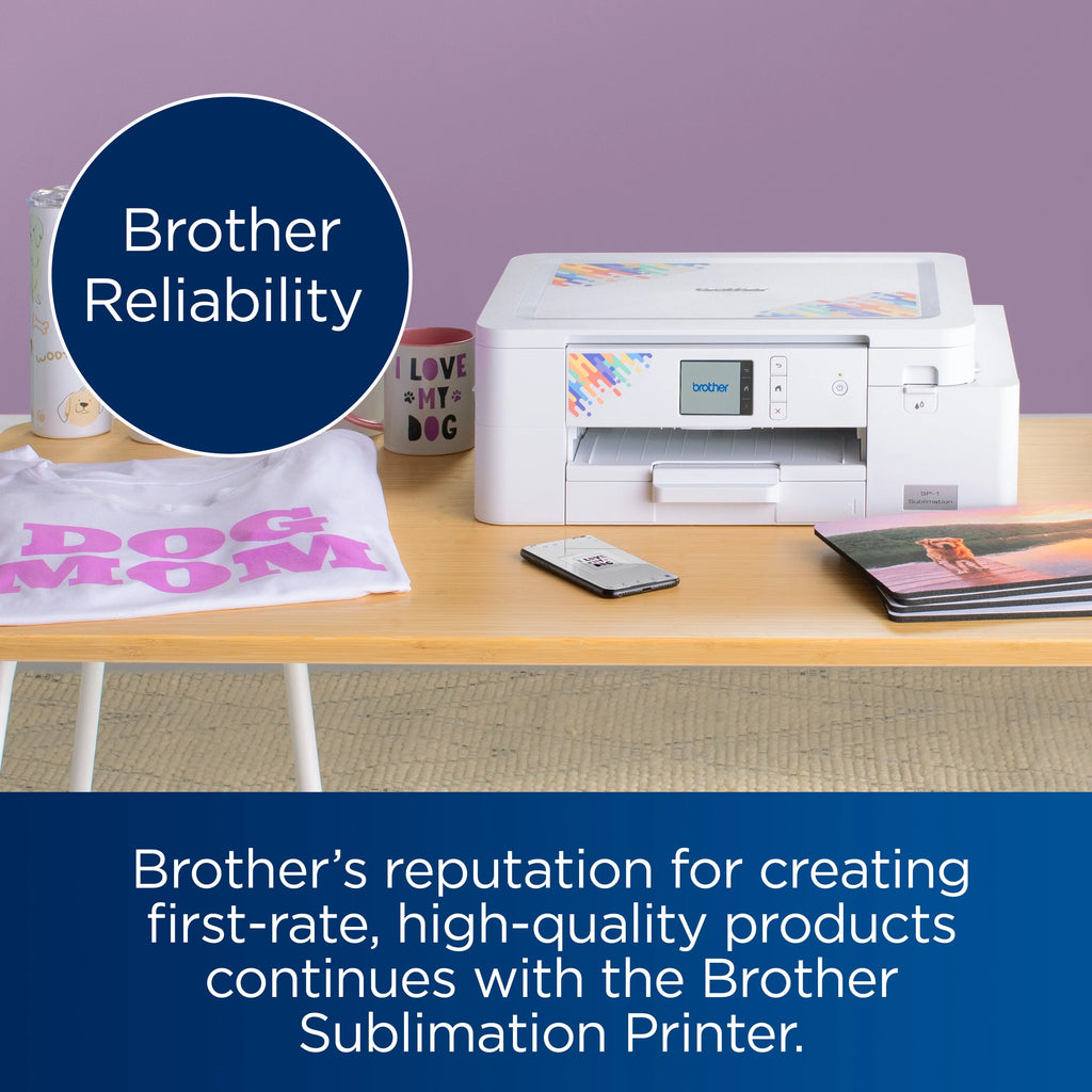 Sublimation Printer and 4-Color Ink Cartridge Set X13375