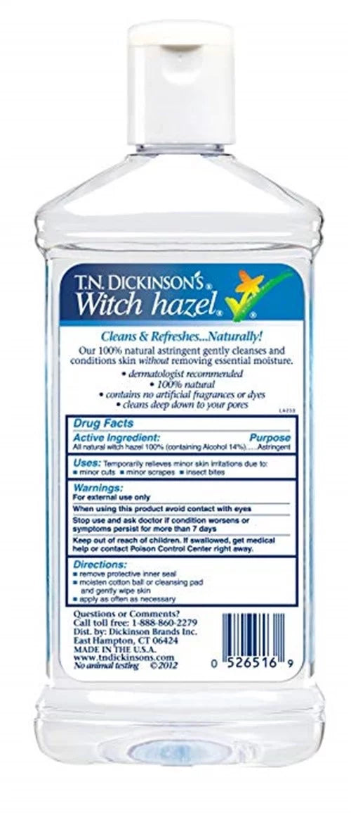Witch Hazel Astringent 16 oz (Pack of 4) E383902