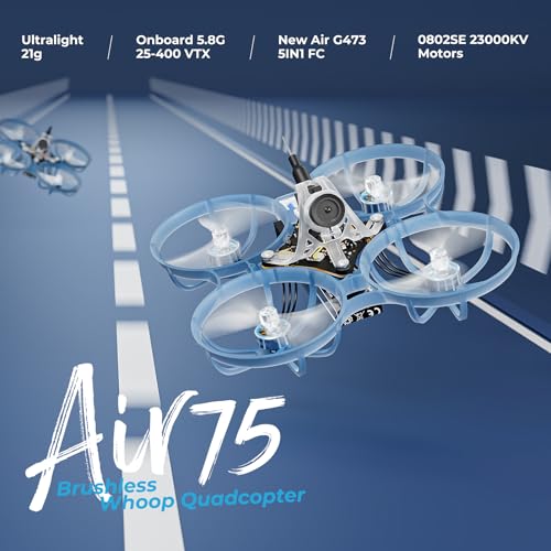 75mm Brushless Whoop Quadcopter with FPV Camera for Racing Freestyle T790303