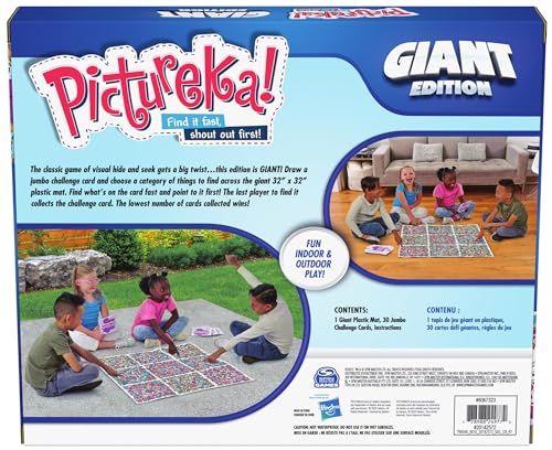 Giant Edition Family Board Game with Oversized Gameboard Cards Spinner U7841