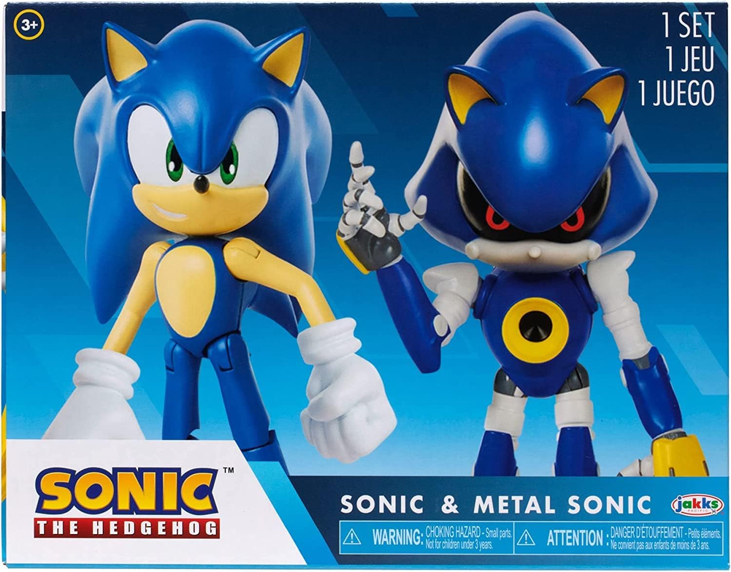 Sonic 4" Action Figure 2 Pack - Modern Sonic & Metal Sonic I910