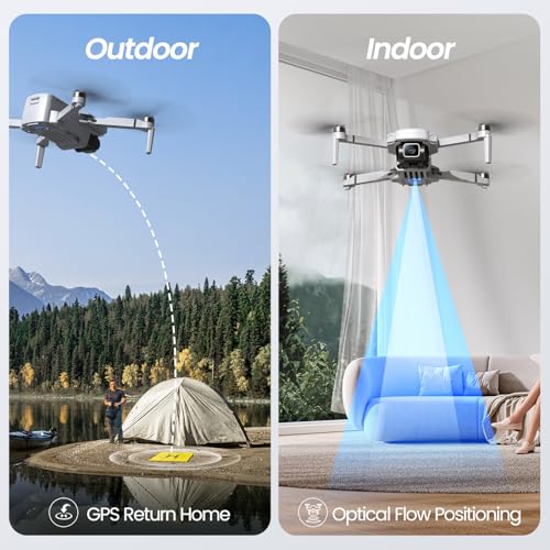 4K Camera Drone for Adults, Lightweight Foldable FPV Quadcopter T210809