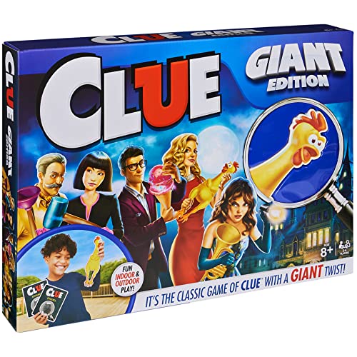 Giant Edition Family Board Game with Oversized Gameboard Cards Spinner U7841