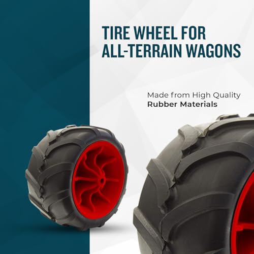 Heavy Duty Solid Tire Wheel for All-Terrain Wagons & Garden Carts A64280