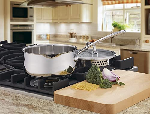 2-Quart Stainless Steel Saucepan with Cover Y877237