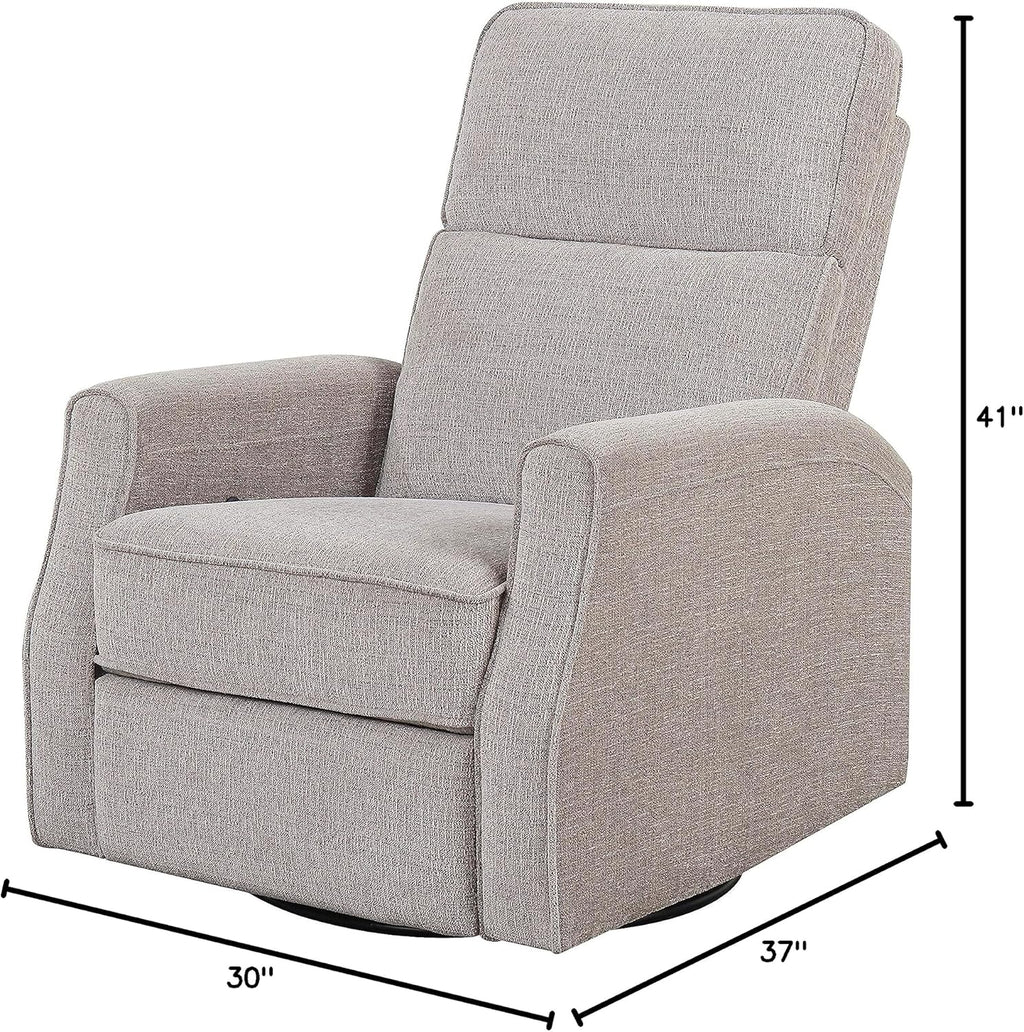 Swivel Recliner Glider, Gray X875556