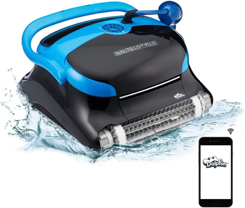 Robotic Pool Vacuum Cleaner for In Ground Pools up to 50 Feet G505