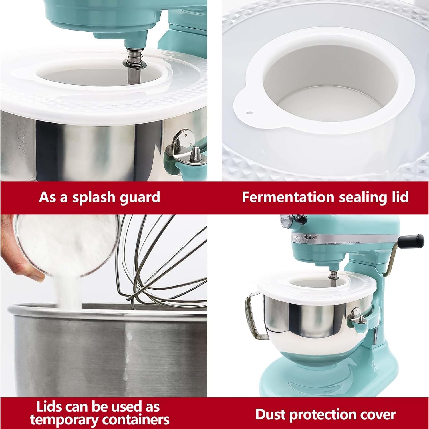 Mixer Bowl Covers for 6-7 Quart Bowl-Lift Stand Mixers L94306