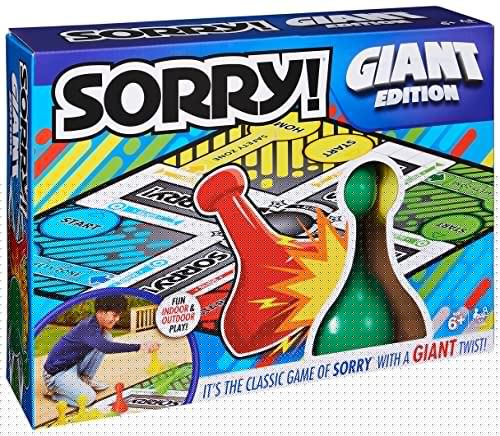 Giant Edition Family Board Game with Oversized Gameboard Cards Spinner U7841