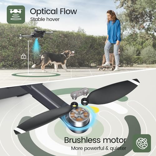 GPS Drone with 4K Camera for Adults, Auto Return, Follow Me, Brushless Motor, 46 Mins Flight L605335
