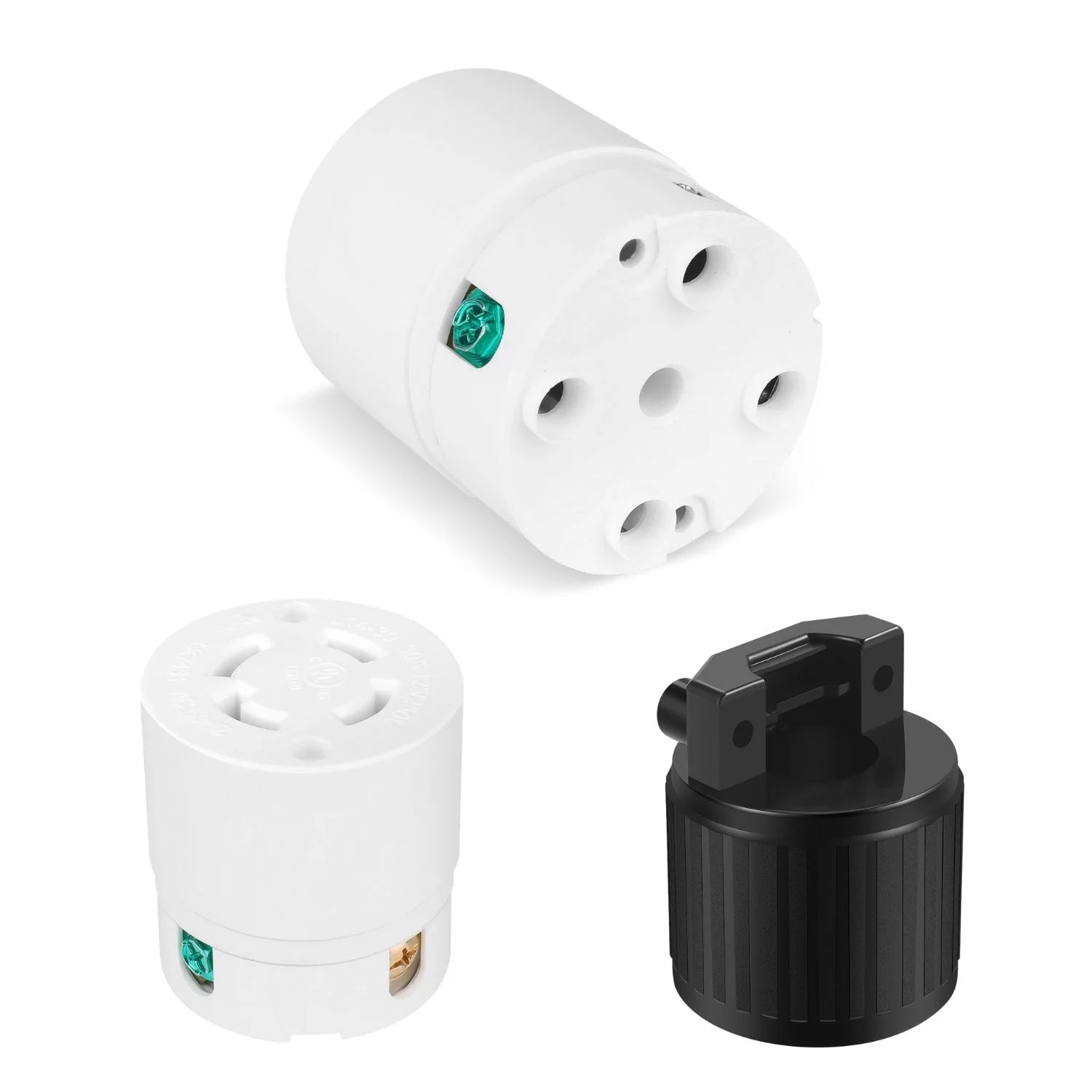 Locking Connector Female Socket, 30 Amp 125/250V, 3 Pole 4 Wire D1586