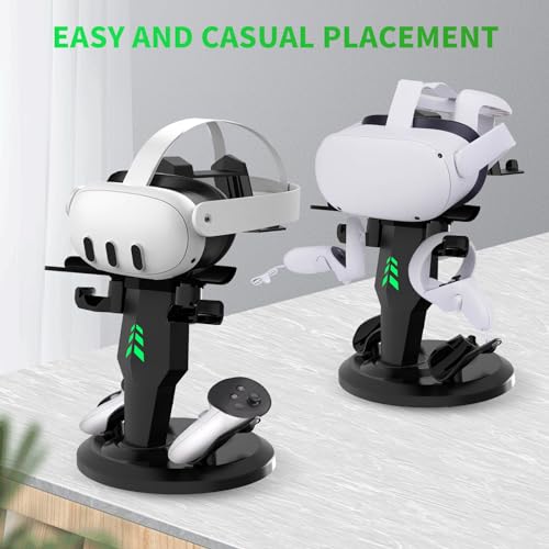 Charging Dock for VR Headset Controllers with LED Lights Q12422