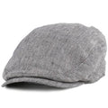 Stetson Herringbone Linen Ivy Cap: Size: M Gray