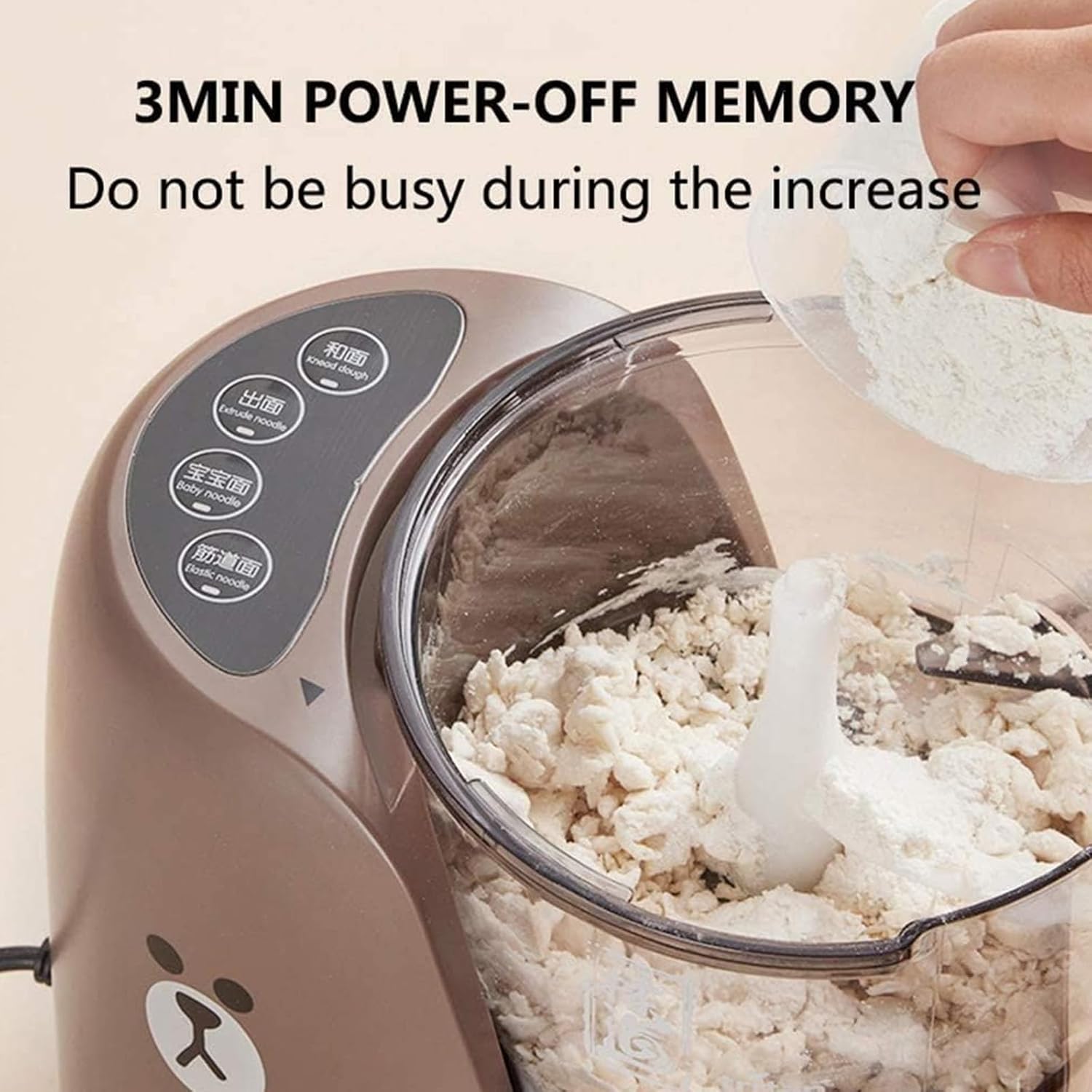 Electric Noodle Maker with Non-Stick Machine Knife and Thickness Settings V87208