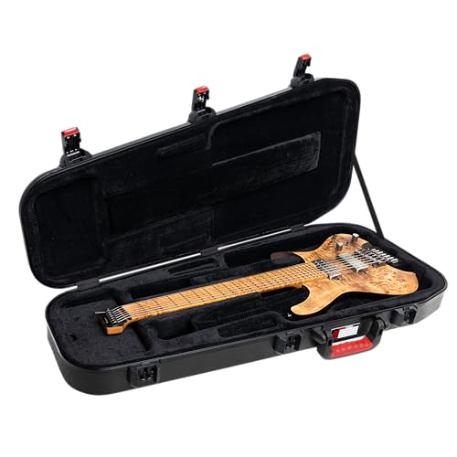 Molded Flight Case for Strat/Tele Style Electric Guitars with TSA Locking Latch U665