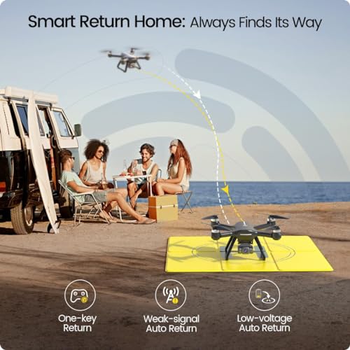 4K Camera GPS Drone with 3-Axis Gimbal for Adults D7908