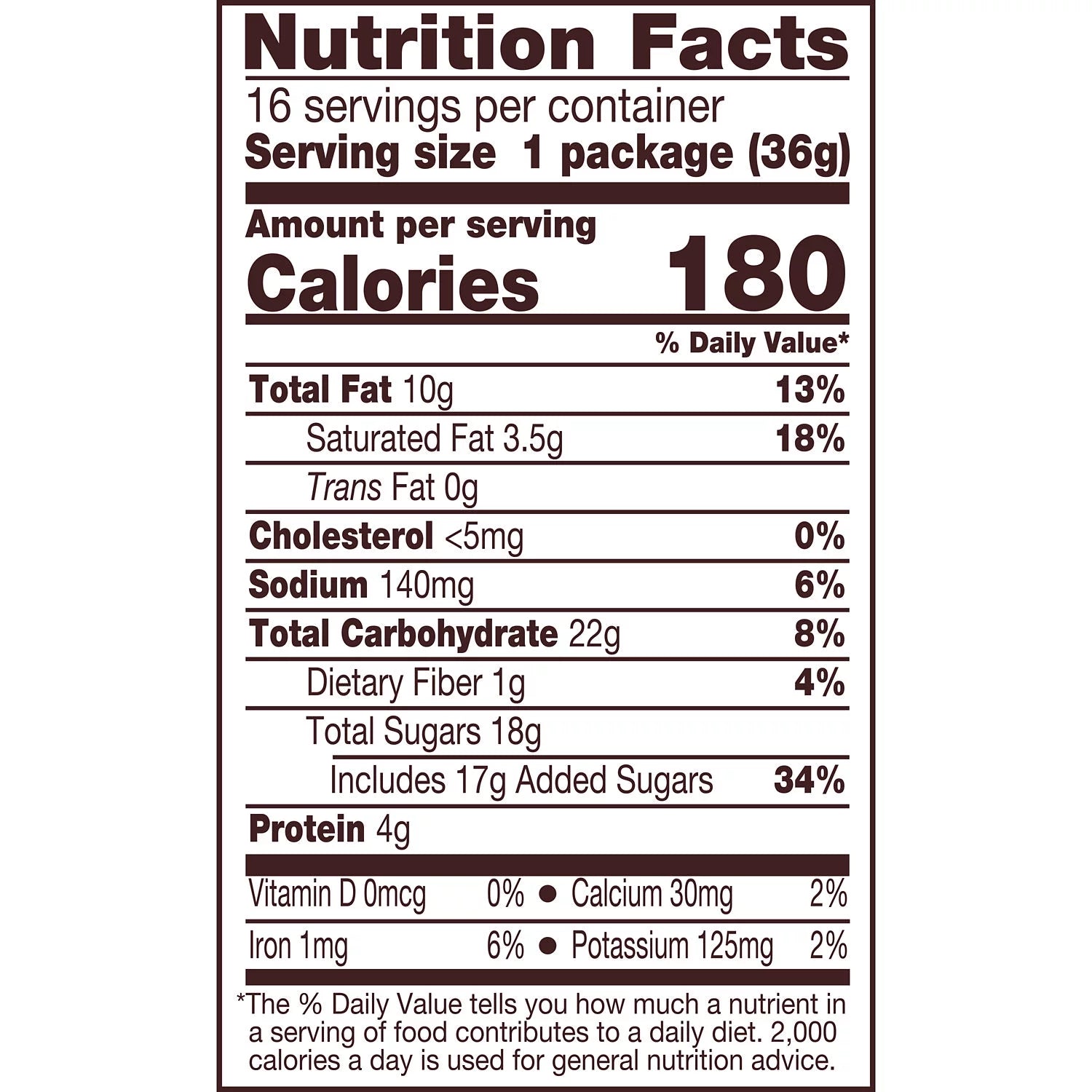 Milk Chocolate Peanut Butter Cups with Pretzels, 1.3 oz, 16 Count D555