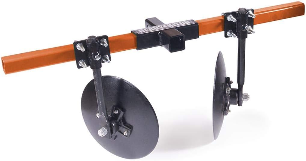 Disc Cultivator Garden Bedder Attachment with Discs, Powdercoated Orange J27000