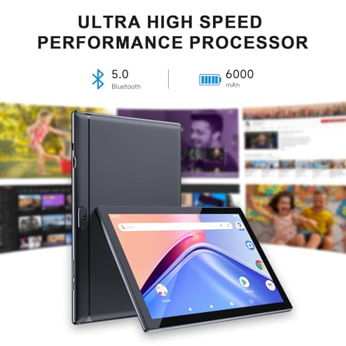 10 Inch Android 14 Tablet with Keyboard, 8GB RAM, 64GB Storage H38978
