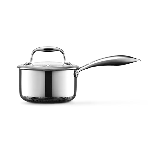 Nonstick 1-Quart Saucepan with Glass Lid, Dishwasher Safe Y7982