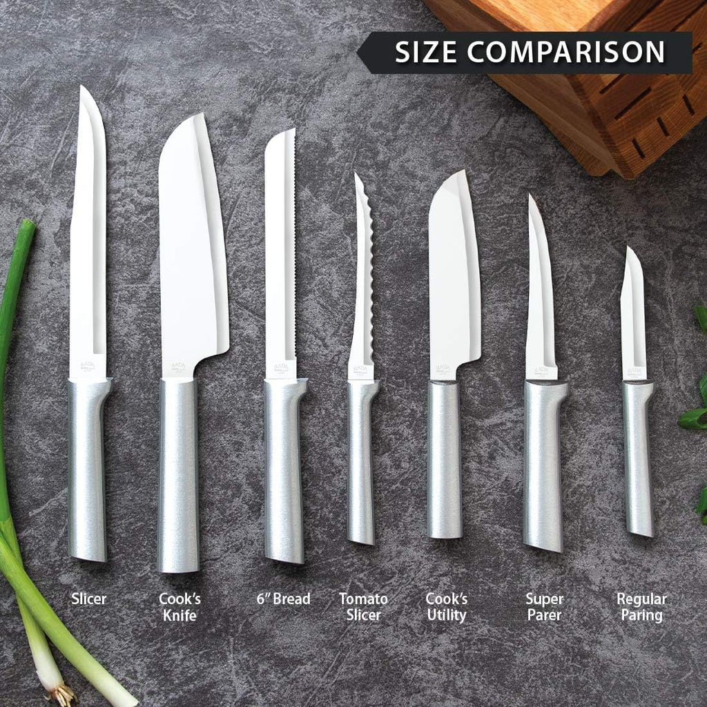 Paring Knife, Stainless Steel Blade with Aluminum Handle, 2 Pack C322
