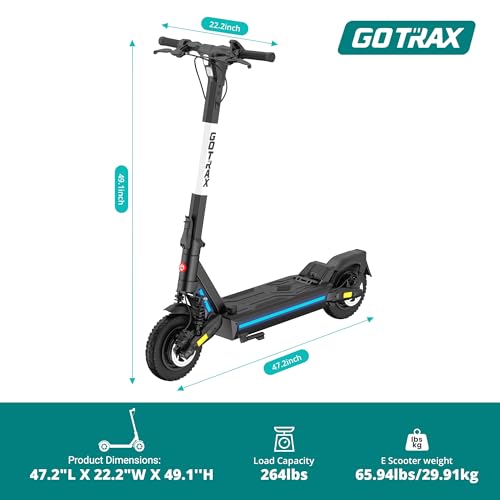Off-Road Electric Scooter for Adults, 10" Tubeless Tires, 25 Miles Range, Dual 500W Motor, Foldable S312917