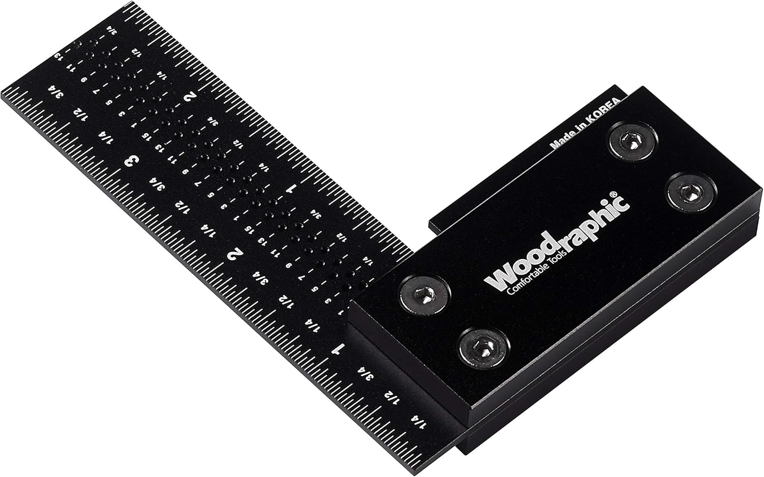 12-inch Precision Square Ruler for Woodworking Marking and Measuring R781715