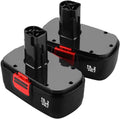 2 Pack 3600mAh Ni-Mh Replacement Battery Compatible with Craftsman 19.2 Volt C3 DieHard 130279005 315.113753 315.115410 315.11485 1323903 120235021 130235021 11375 11376 19.2V Cordless Drill Batteries