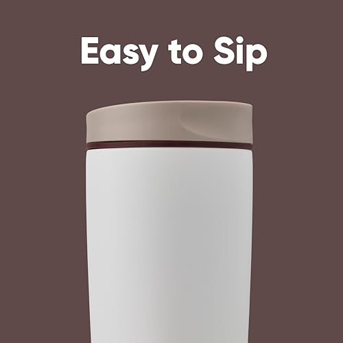 Insulated Stainless Steel Coffee Tumbler, Reusable Travel Mug, 20 oz, Pink N461027