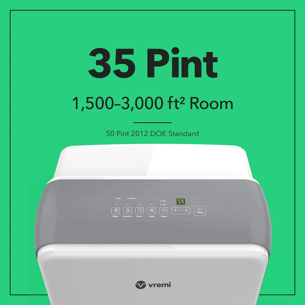 22 Pint Dehumidifier for Medium Spaces and Basements U2239