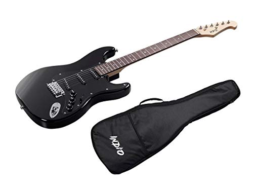 Electric Guitar - Black, 6 Strings, Double-Cutaway Solid Body, Right Handed A4560