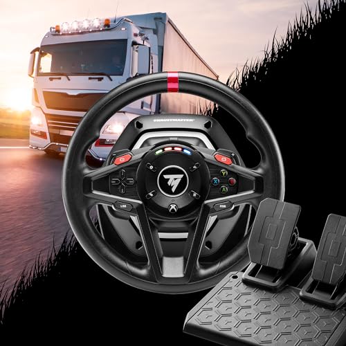 SimTask Steering Kit with Adjustable Clamp and Spinner Knob for Truck and Farm Simulation Gaming J334