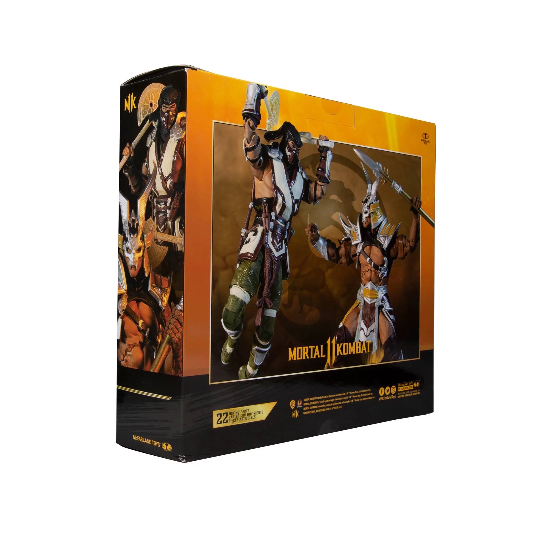 Mortal Kombat Sub-Zero vs. Shao Kahn 2 Pack 7 inch Action Figures Y354783