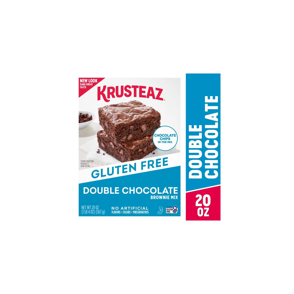 Gluten Free Double Chocolate Brownie Mix with Chocolate Chips, 20 oz Box (Pack of 3) I34734