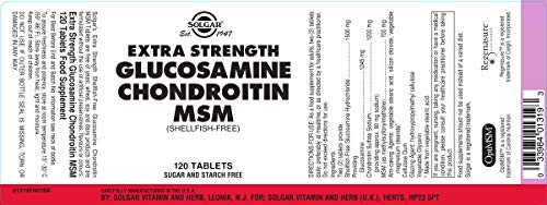 Glucosamine Chondroitin MSM Joint Support Tablets, 60 Servings N399164