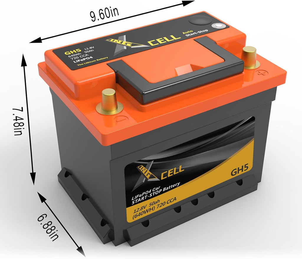 12V 60AH 768WH 790CCA Car Start Stop Battery C6684